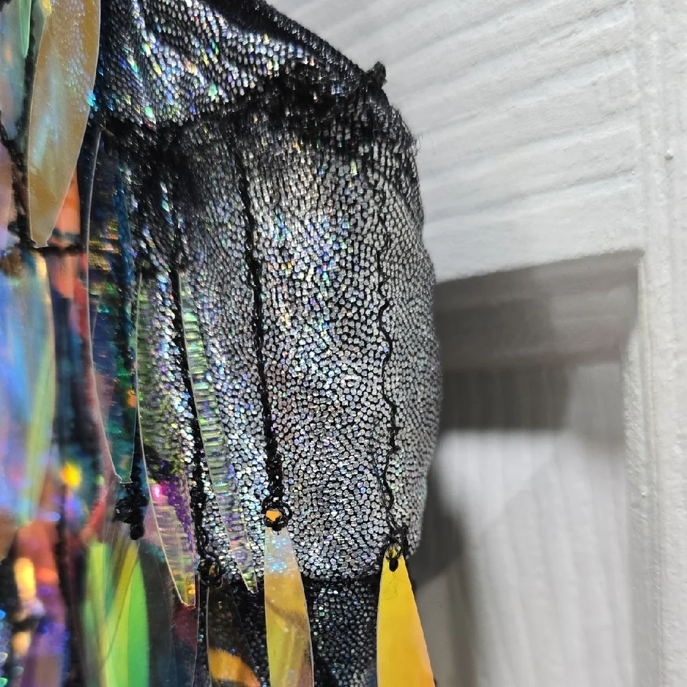 Kids Multicolor Sequin Vest
